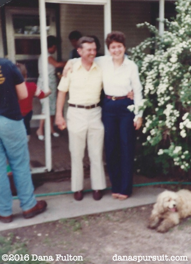 Dana and Uncle Jim in 1981